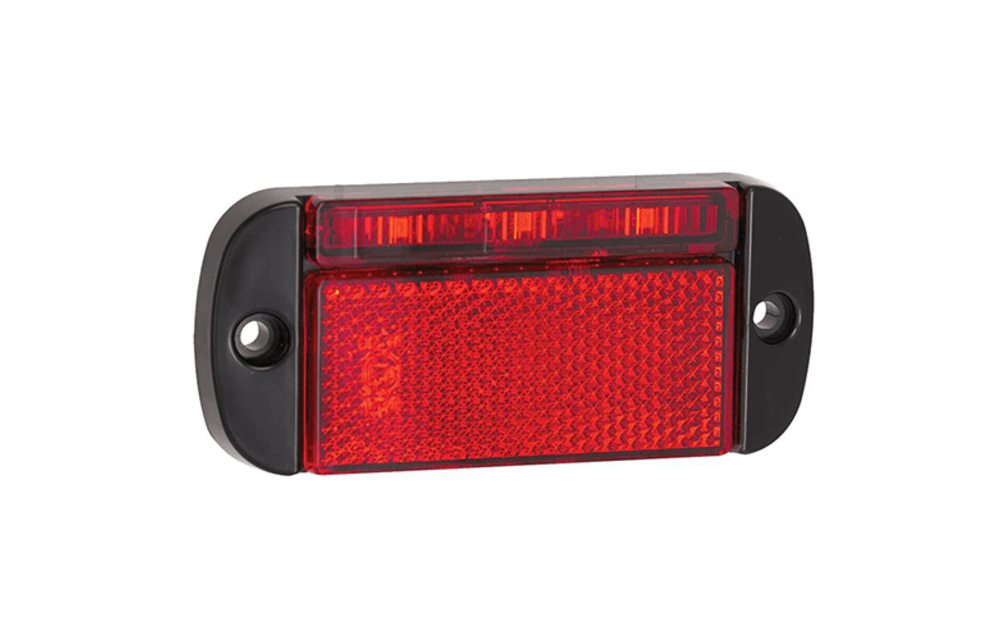 LED Umrissleuchte rot | 12-24V | 40cm. Kabel