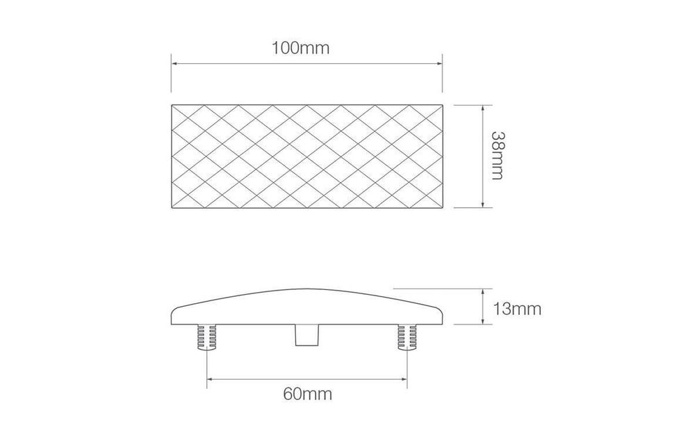 LED Umrissleuchte weiß | 12-24V | 35cm. Kabel