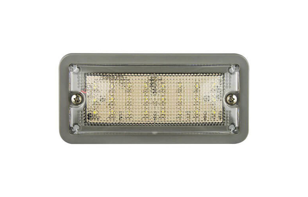LED Innenraumleuchtebeleuchtung | grau | 24v | kaltes Weiß
