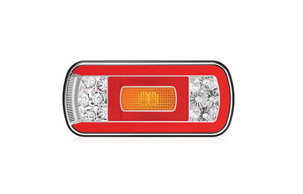 LED-Rücklicht mit Kennzeichenbeleuchtung | 12-36V | 5 Pins