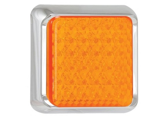 Blitzlicht led slim gelb / orange 12 - 24V