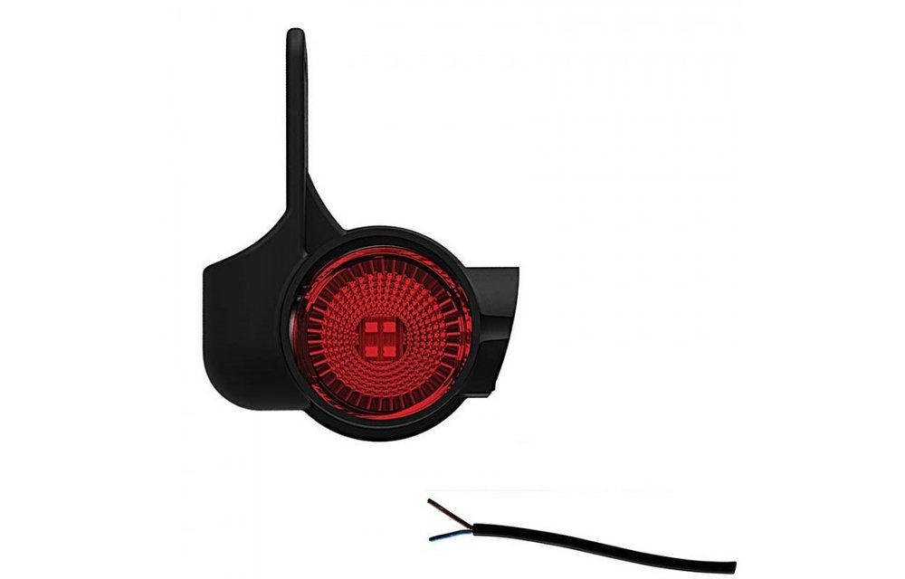 Rechts | LED Begrenzungsleuchte | kurzer Griff | 12-36V | 20 cm. Kabel
