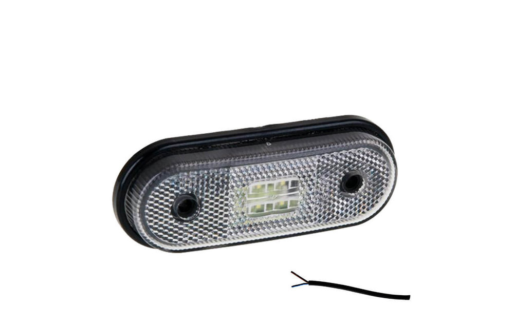 LED Umrissleuchte weiß | 12-24V | 50cm. Kabel