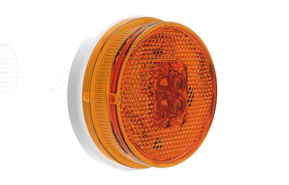LED Umrissleuchte gelb | 12-24V | 50cm. Kabel
