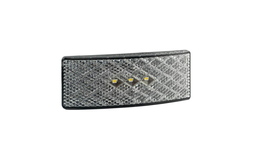 LED Umrissleuchte weiß | 12-24V | 35cm. Kabel (Rauch design)