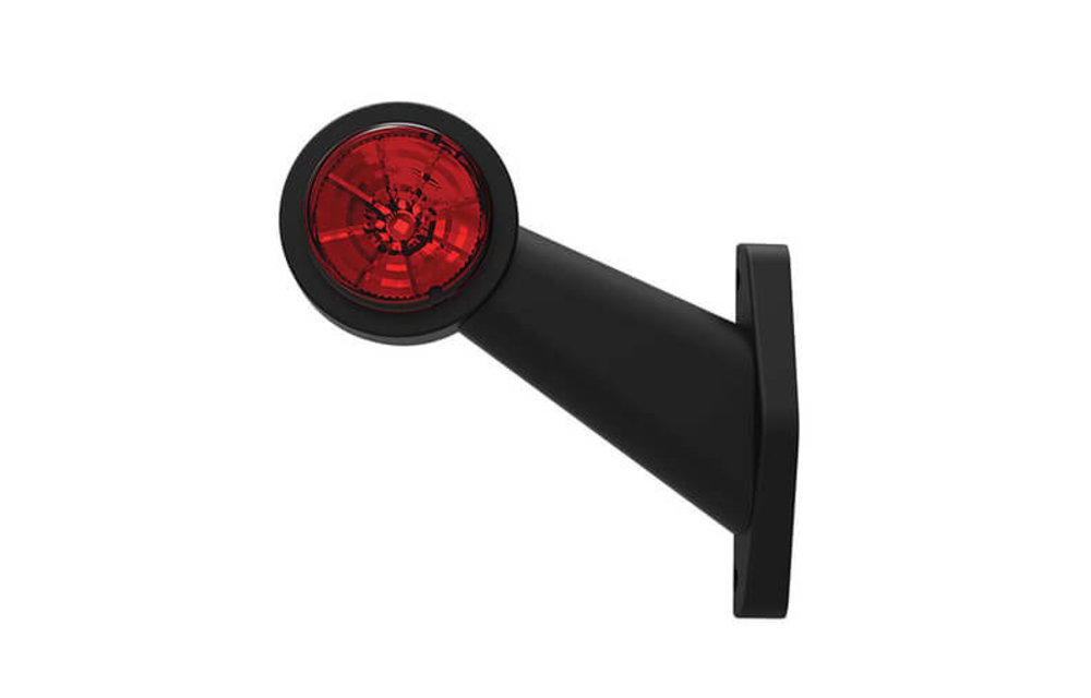 Links | LED Begrenzungsleuchte | schräger Stiel | 12-24V | 0,75mm Stecker