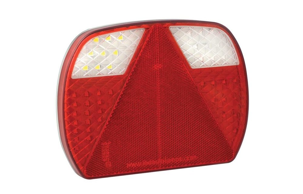 LED-Slimline-Rücklicht ohne Kennzeichenbeleuchtung | 12-24V | 40cm. Kabel