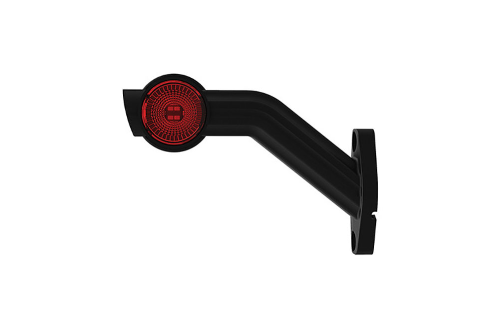 Links | LED Begrenzungsleuchte | schräger Stiel | 12-24V | 0,75mm Stecker