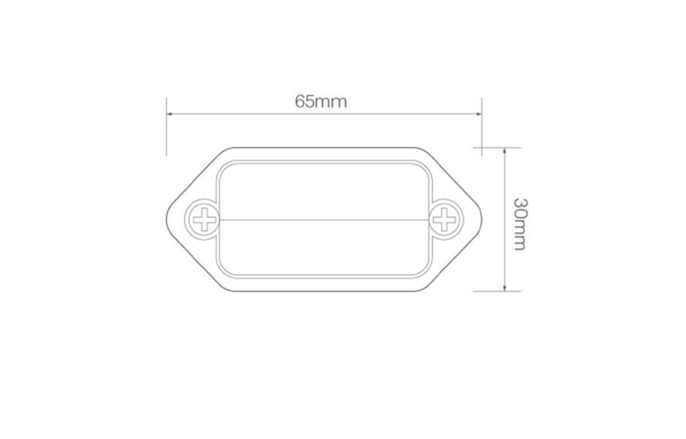 Umrissleuchte Chrom | 12-24V | (6505GM)