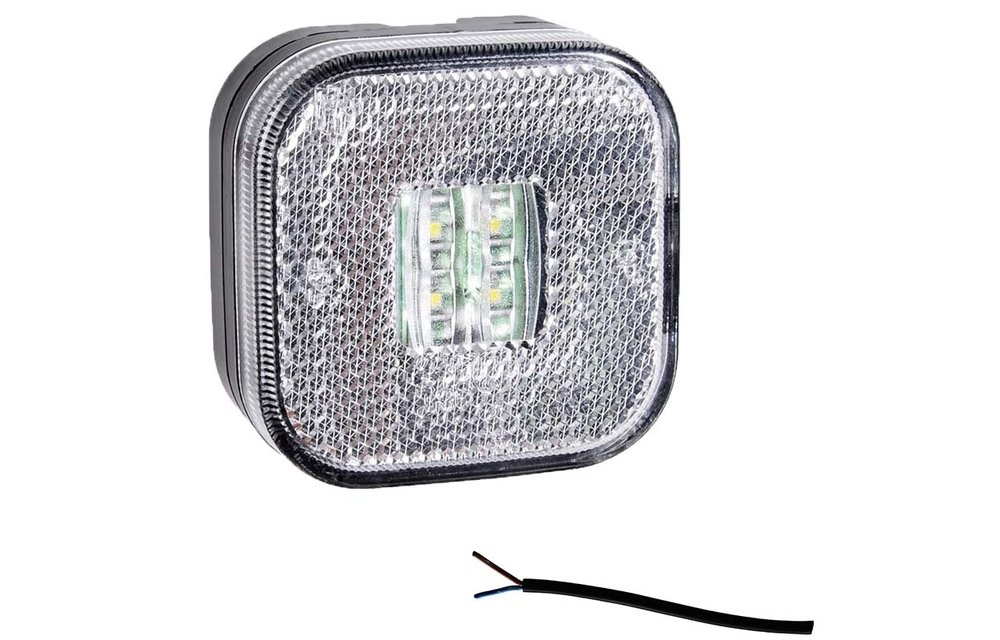 LED Umrissleuchte weiß | 12-24V | 50cm. Kabel