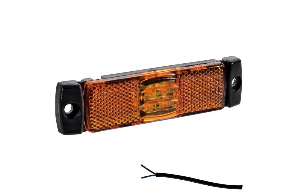 LED Umrissleuchte gelb | 12-24V | 50cm. Kabel