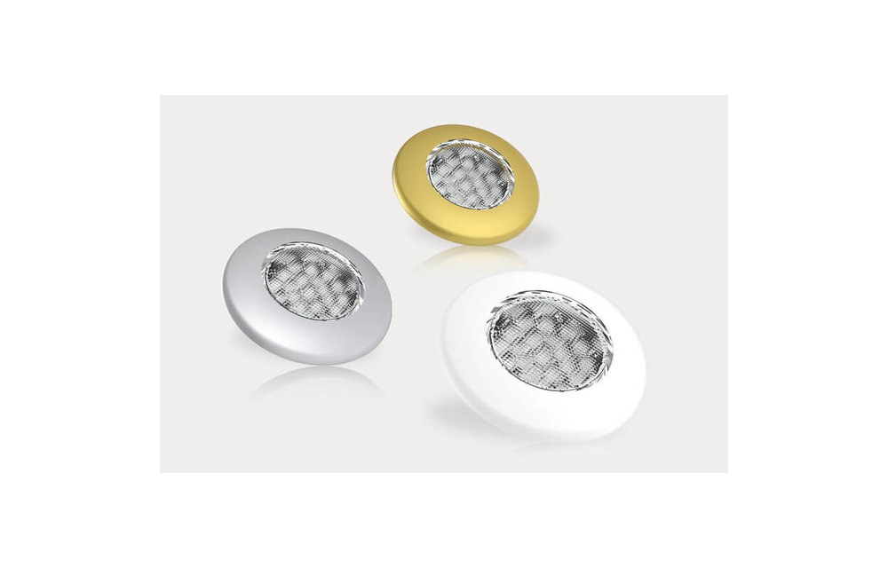 LED Innenraumleuchte Silber | 12-24V | Warmweiß