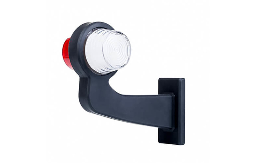 LED-Pendelleuchte Rechts, Winkelstahl und mattierte Linse | 12-24V |