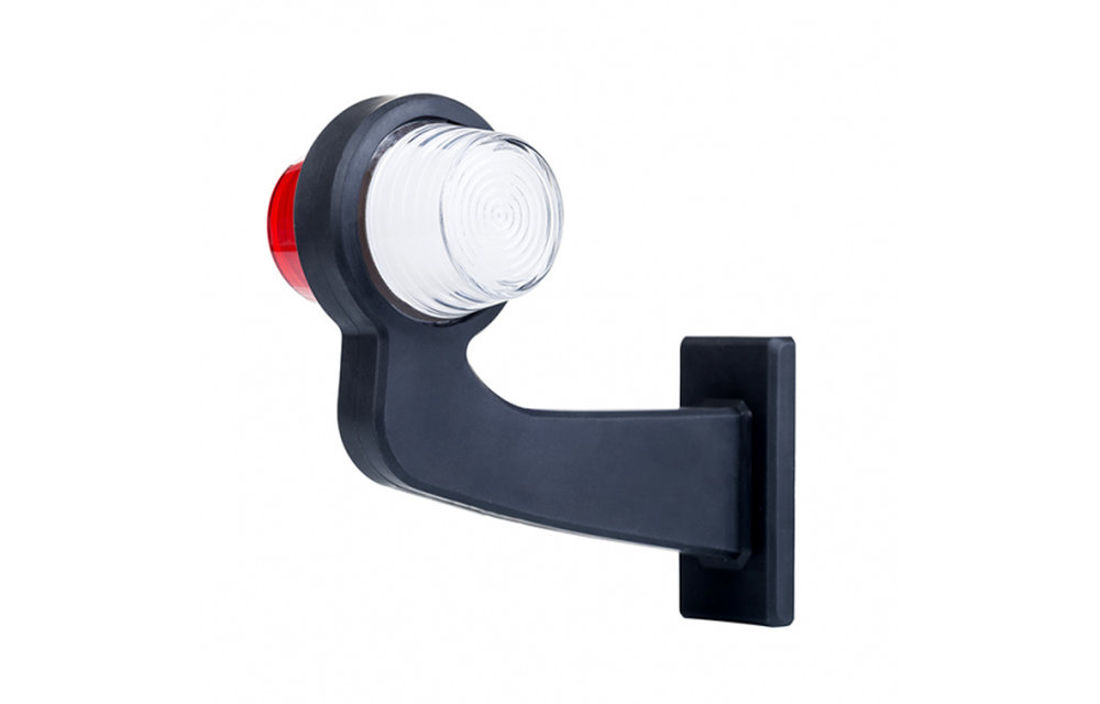 LED-Pendelleuchte Rechts, Winkelstahl und mattierte Linse | 12-24V |