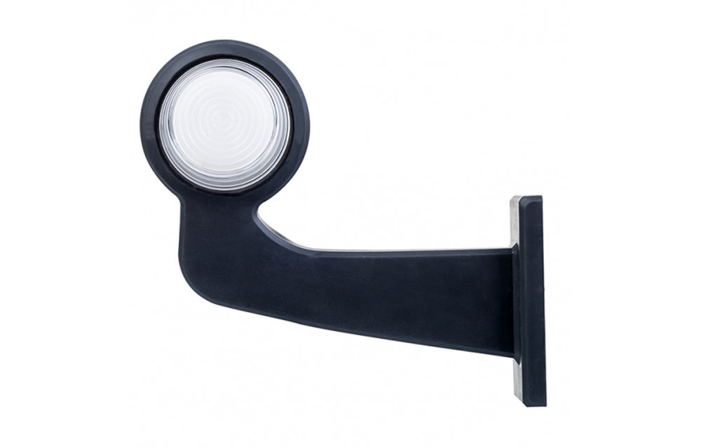 LED-Pendelleuchte Rechts, Winkelstahl und mattierte Linse | 12-24V |