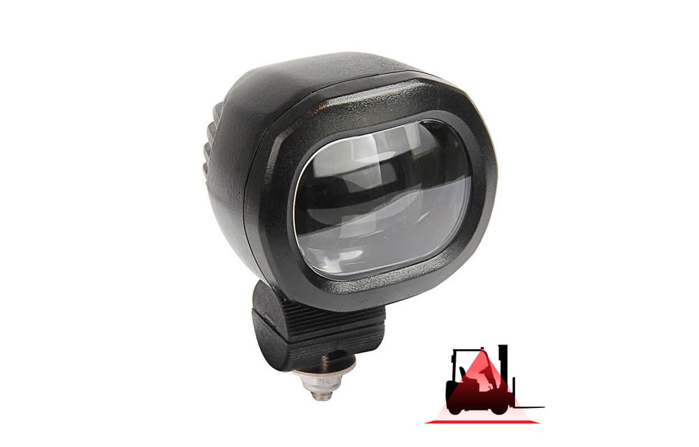Rote Linie LED Arbeitsscheinwerfer | 6 Watt | 10-80v