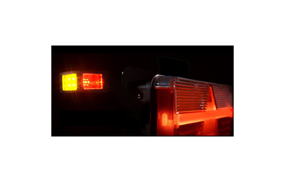 Rechts | LED leuchte-Anhänger | dynamische Blinker | 9-36V | 7-PIN