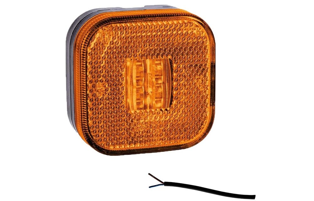LED Umrissleuchte gelb | 12-24V | 50cm. Kabel