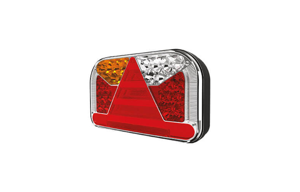 Links | LED-Rücklicht ohne Kennzeichenbeleuchtung | 12-36V | 6 pin