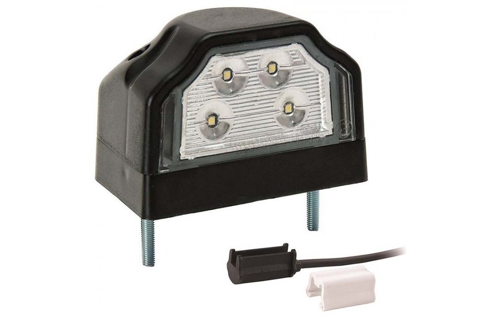 LED-Kennzeichenleuchte | 12-36V | inkl. Stecker 1.5mm2