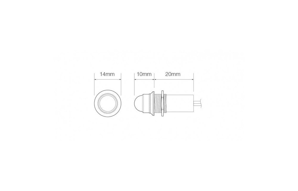 LED Cockpit leuchte, weiß | 12v