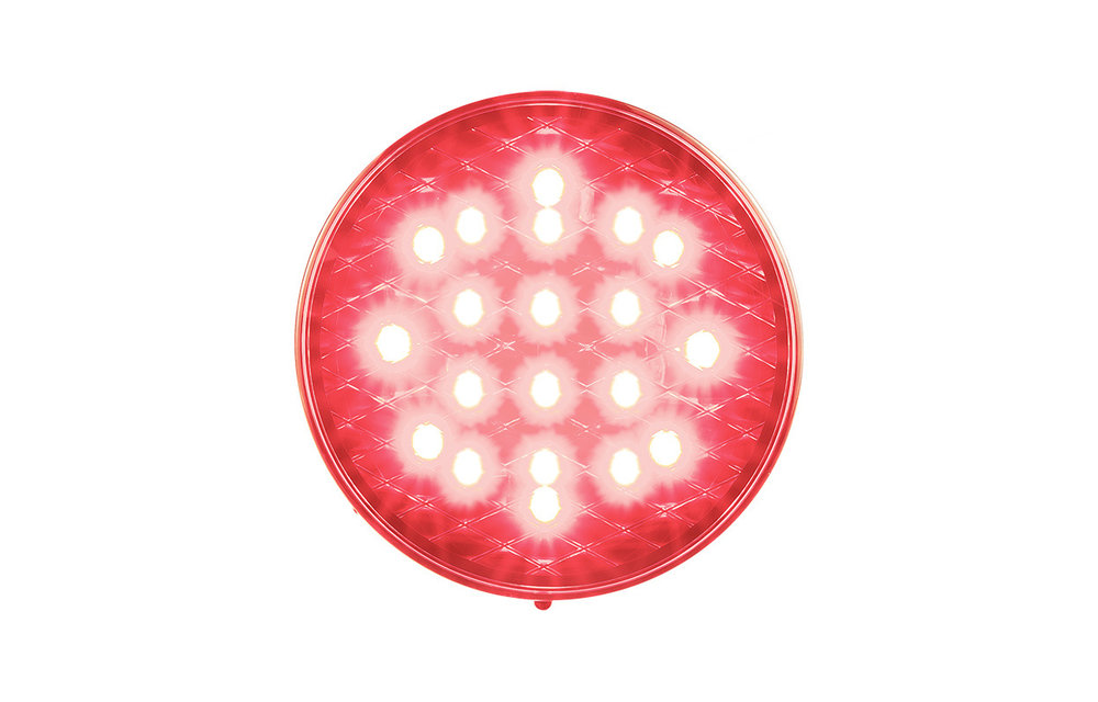 LED-Nebelscheinwerfer | 12-24V | 30cm klare Linse. Kabel