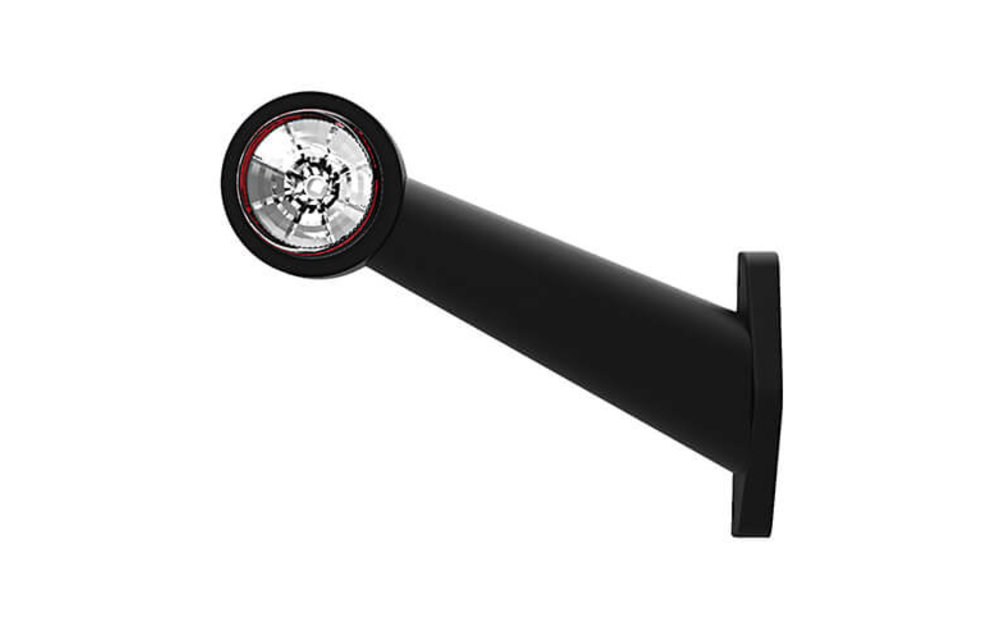 Links | LED Begrenzungsleuchte | schräger Stiel | 12-24V | 0,75mm Stecker
