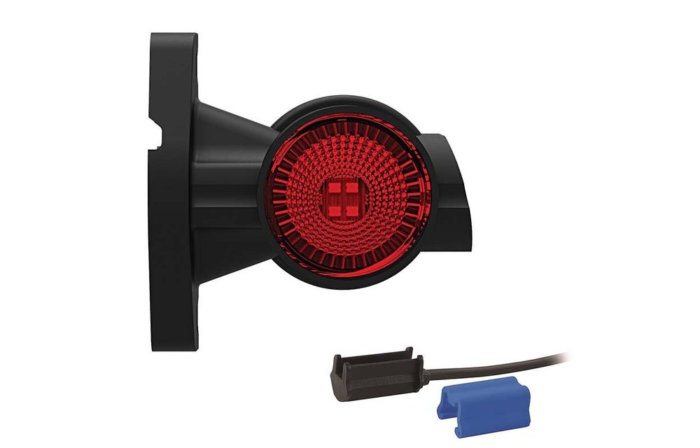 Rechts | LED Begrenzungsleuchte | kurzer Griff | 12-36V | 0.75mm2 Stecker