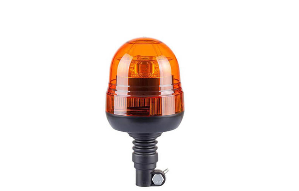 LED-Leuchte gelb R65 mit Flexi DIN Montagefüße | 12-24V |
