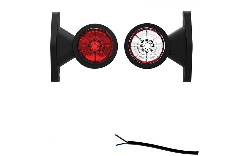LED Begrenzungsleuchte, kurzer Stiel | 12-24V | 20 cm. Kabel
