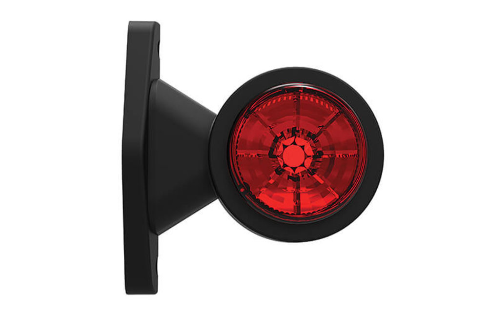 LED Begrenzungsleuchte, kurzer Stiel | 12-24V | 20 cm. Kabel