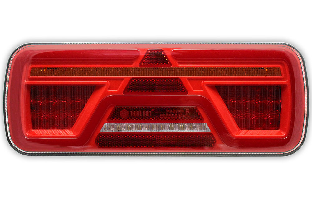 Links | Neon LED-Rücklicht | dynamische Blinker | 12-24V | 7-PIN AMP | 200cm. Kabel