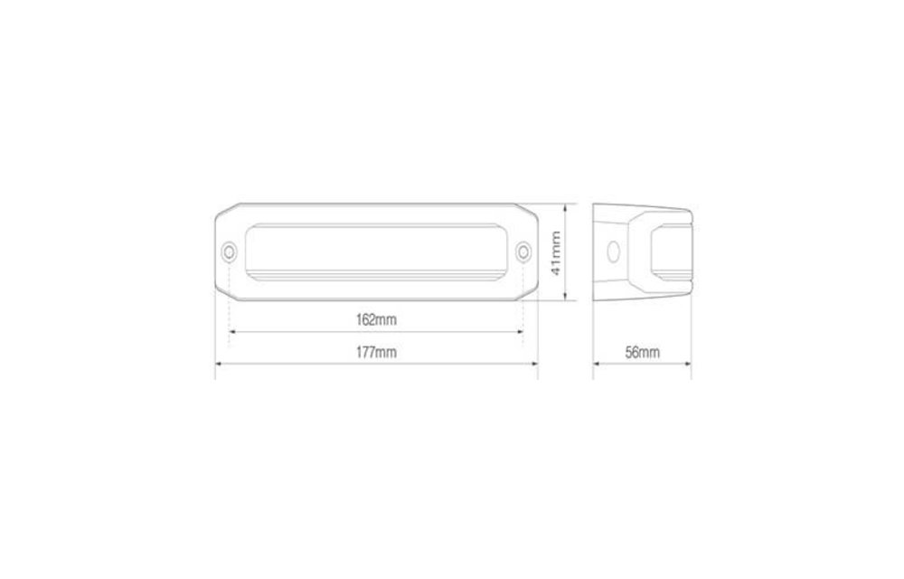 R65 LED-Blitzer Winkel 120A ° Abstrahlwinkel | 12-24V |