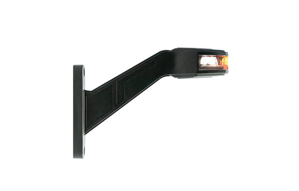 Links | LED Begrenzungsleuchte | 12-24V | 30cm. Kabel (rot / weiß / gelb)