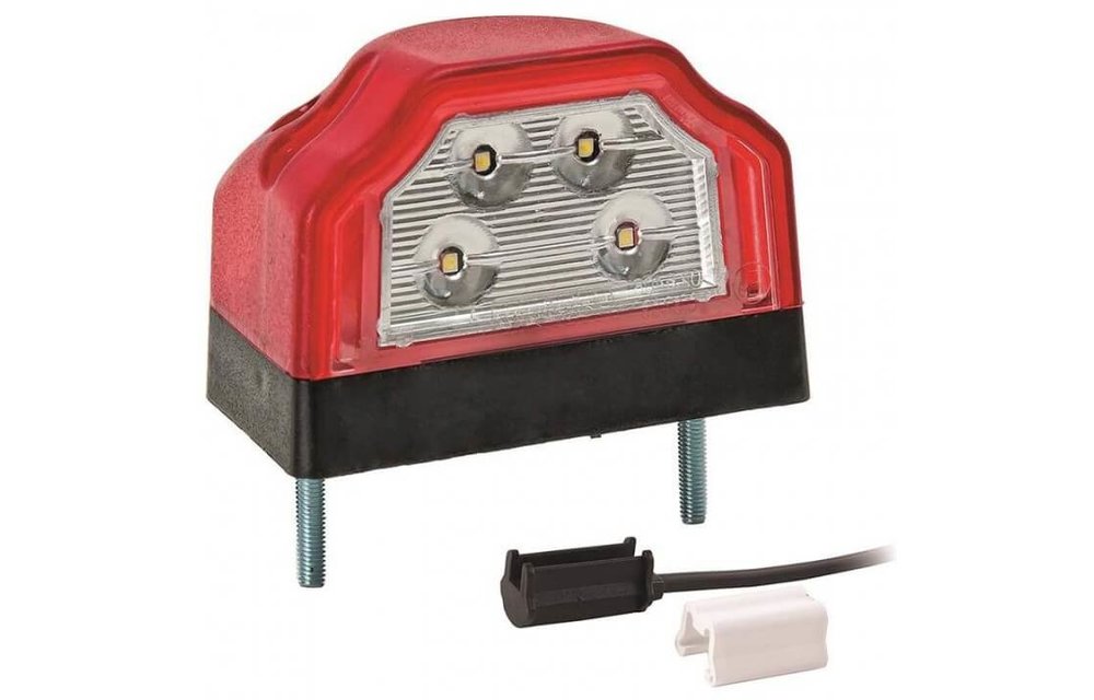 LED-Kennzeichenleuchte | 12-36V | 1,5mm2 Anschluss