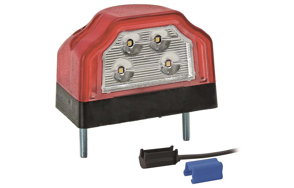 LED-Kennzeichenleuchte | 12-36V | mit 0.75mm2 Verbinder