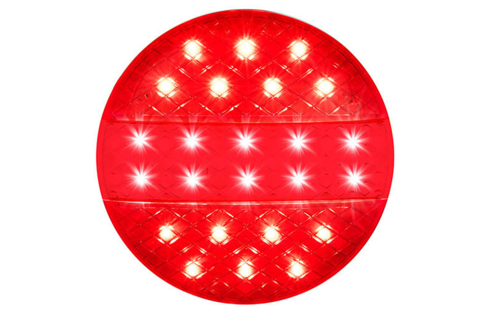 LED-Nebelscheinwerferlicht mit Brems- / Rücklicht | 12-24V | 40cm. Kabel