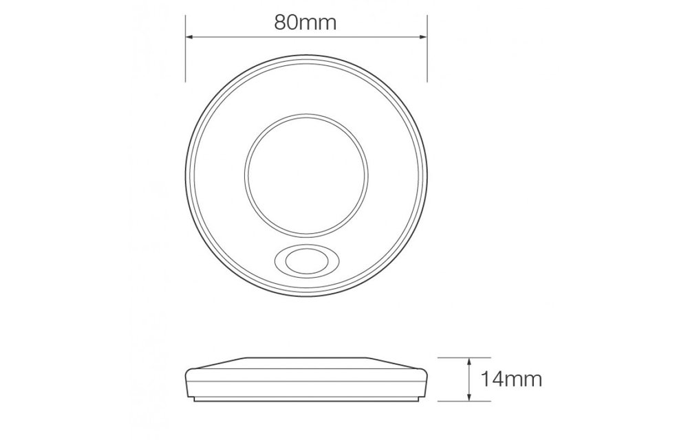 LED Innenraumleuchtebeleuchtung Schalter inkl. | weiß | 24v. | Warmweiß