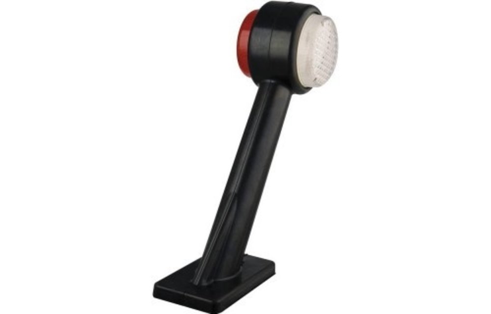 Rechts | LED Begrenzungsleuchte | schräger Stiel | 12-24V | 20 cm. Kabel