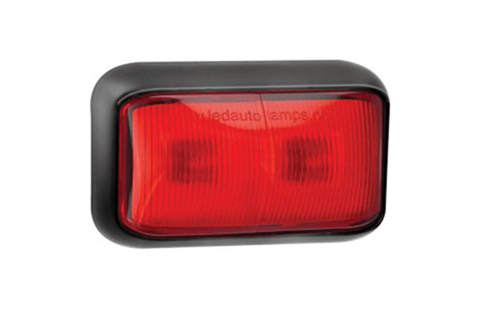 LED Umrissleuchte rot | 12-24V | 40cm. Kabel