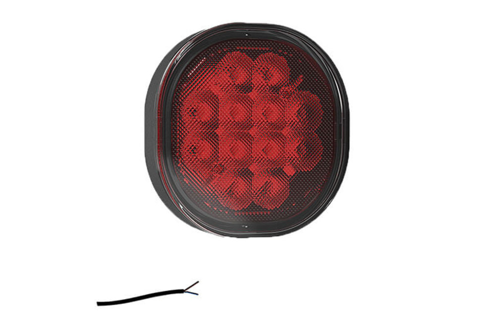 LED-Nebelscheinwerferscheinwerfer | 12-24V | 50cm. Kabel (flache Montage)