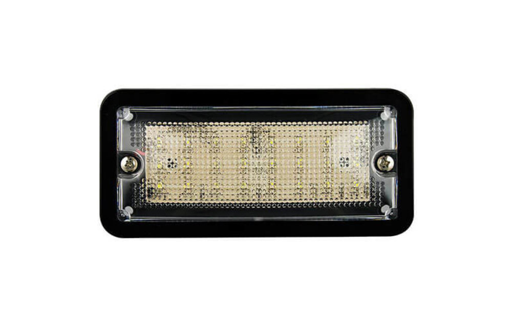 LED Autolamps LED Innenraumleuchte schwarz 12v, kaltes weißes