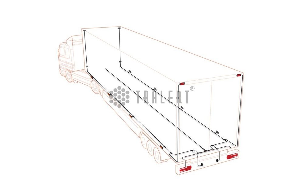 9m Hauptkabelverbinder mit 8 Pins