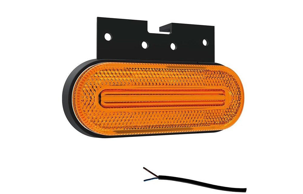 LED Umrissleuchte gelb | 12-24V | 50cm. Kabel