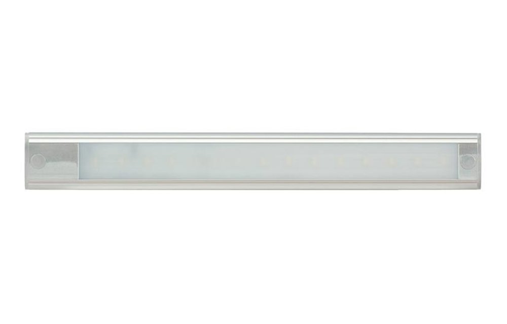 LED Innenraumleuchte exkl. Touch-Silber 31cm. 12v kaltweiß