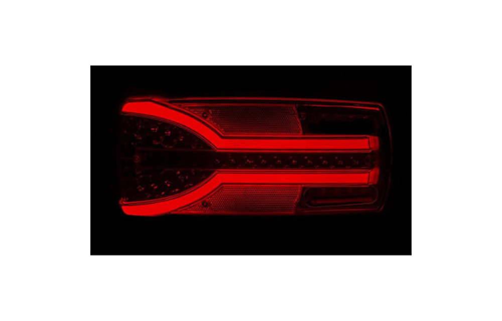 Links | LED Rückleuchte dynamisch zu Blinker | 12-24V | 150cm. Kabel