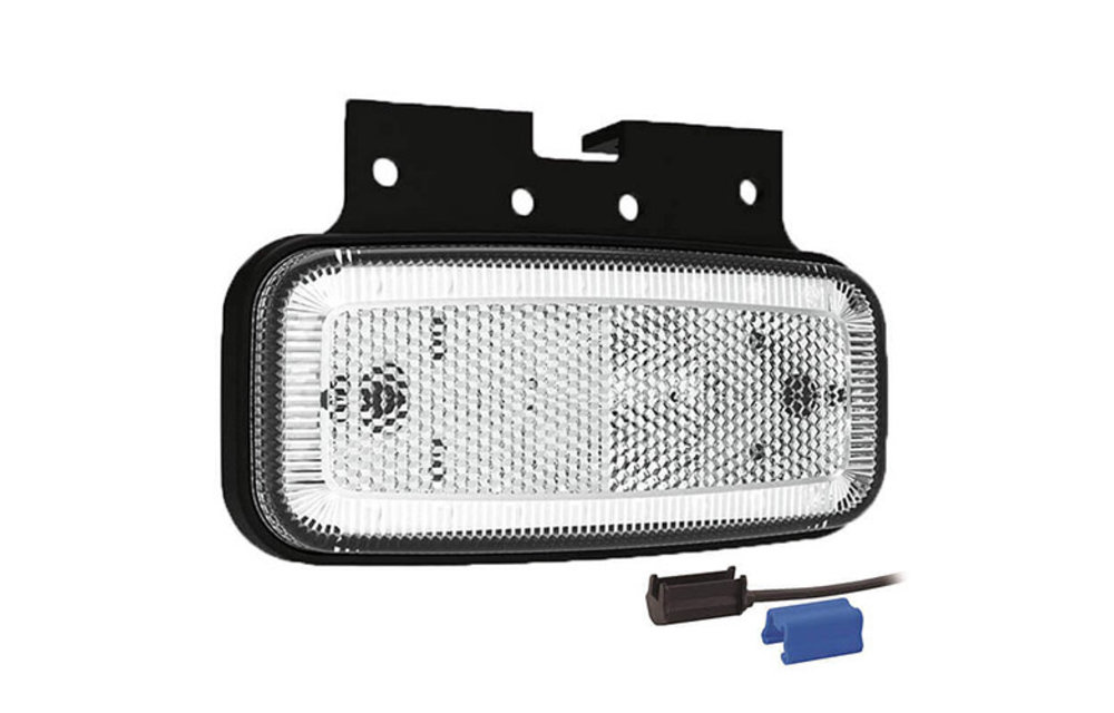 LED Umrissleuchte Weiß | 12-24V | 0,75mm Stecker