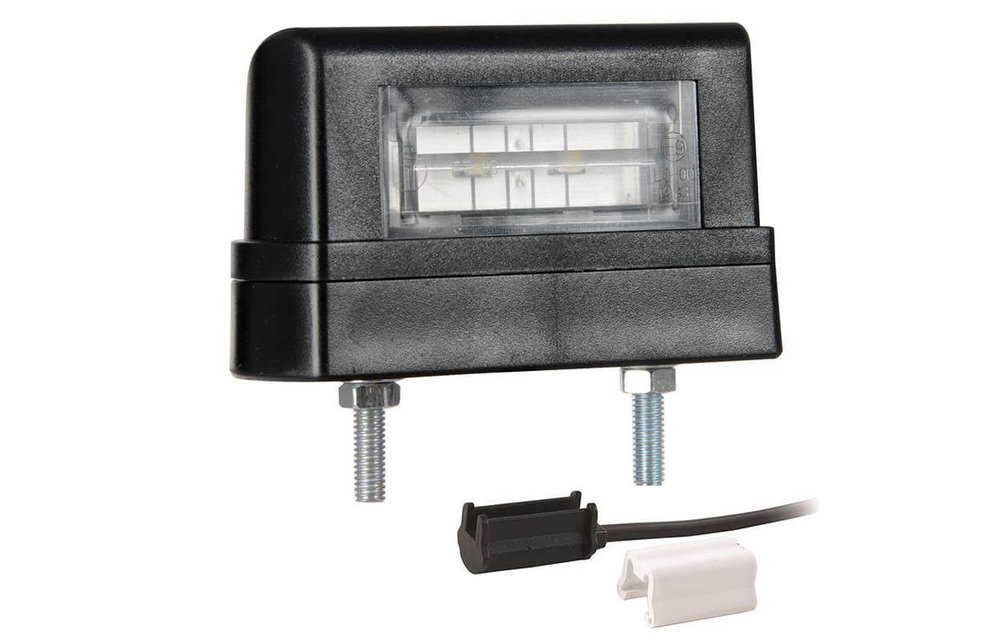 LED-Kennzeichenleuchte | 12-36V | inkl. Stecker 0.75mm2