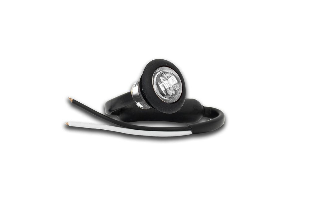 LED Umrissleuchte weiß | 12-24V | 20 cm. Kabel