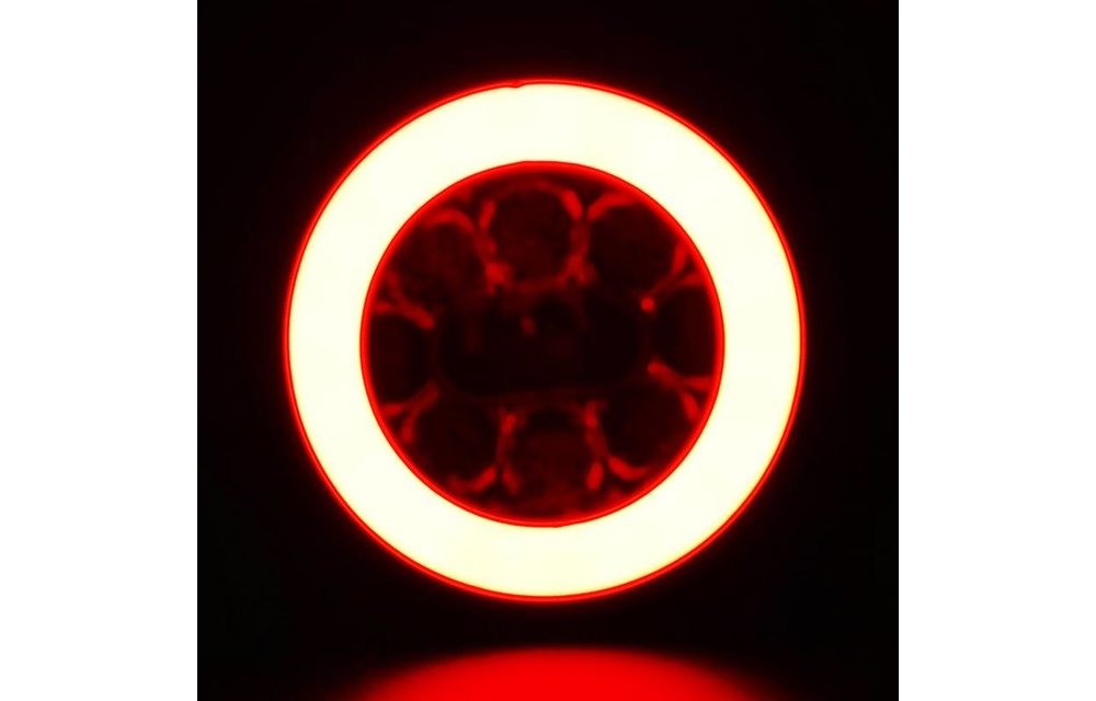 LED Rückleuchte Y Homologation ohne Kennzeichenleuchte | 12-36V | 5 pin